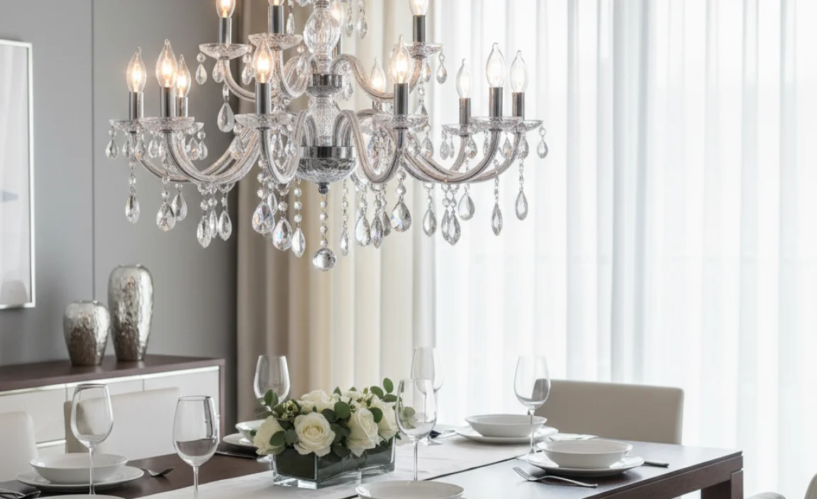 Benefits of Choosing a Silver Chandelier