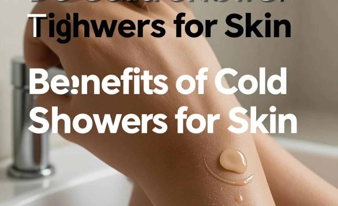 Benefits of Cold Showers for Skin