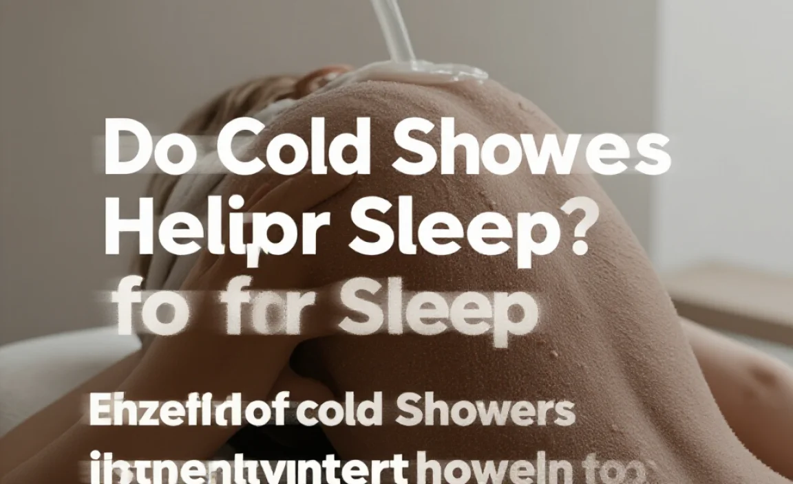Benefits of Cold Showers for Sleep
