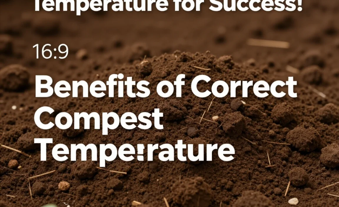 Benefits of Correct Compost Temperature