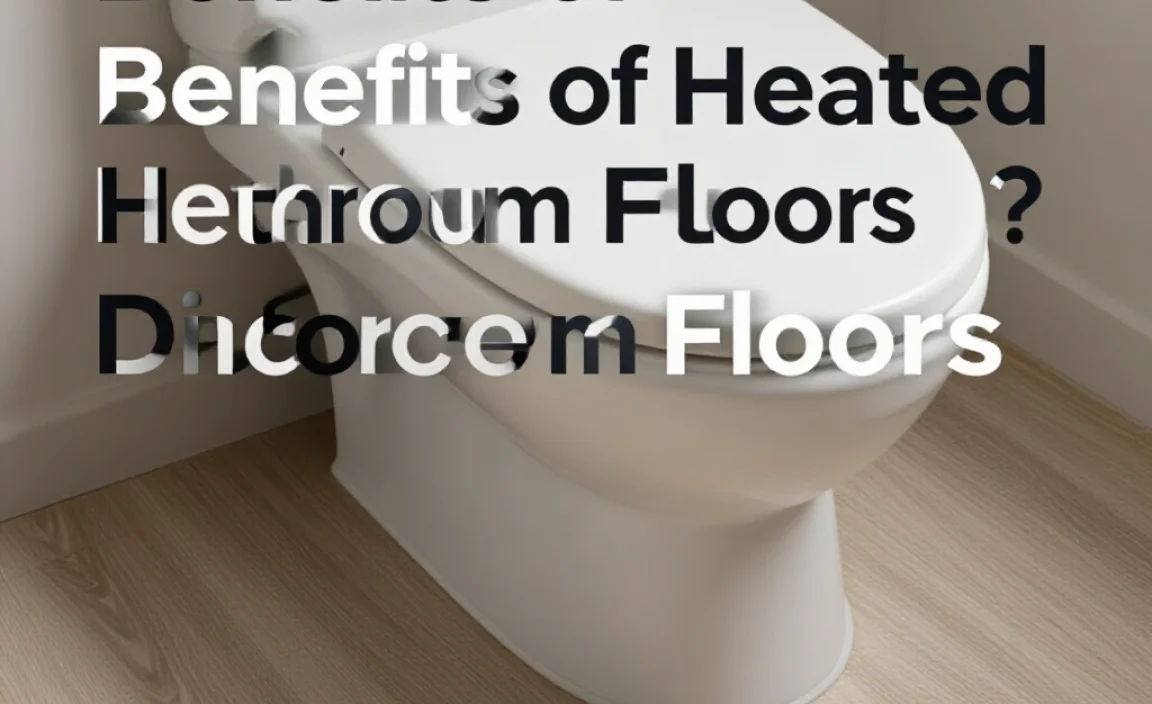 Benefits of Heated Bathroom Floors