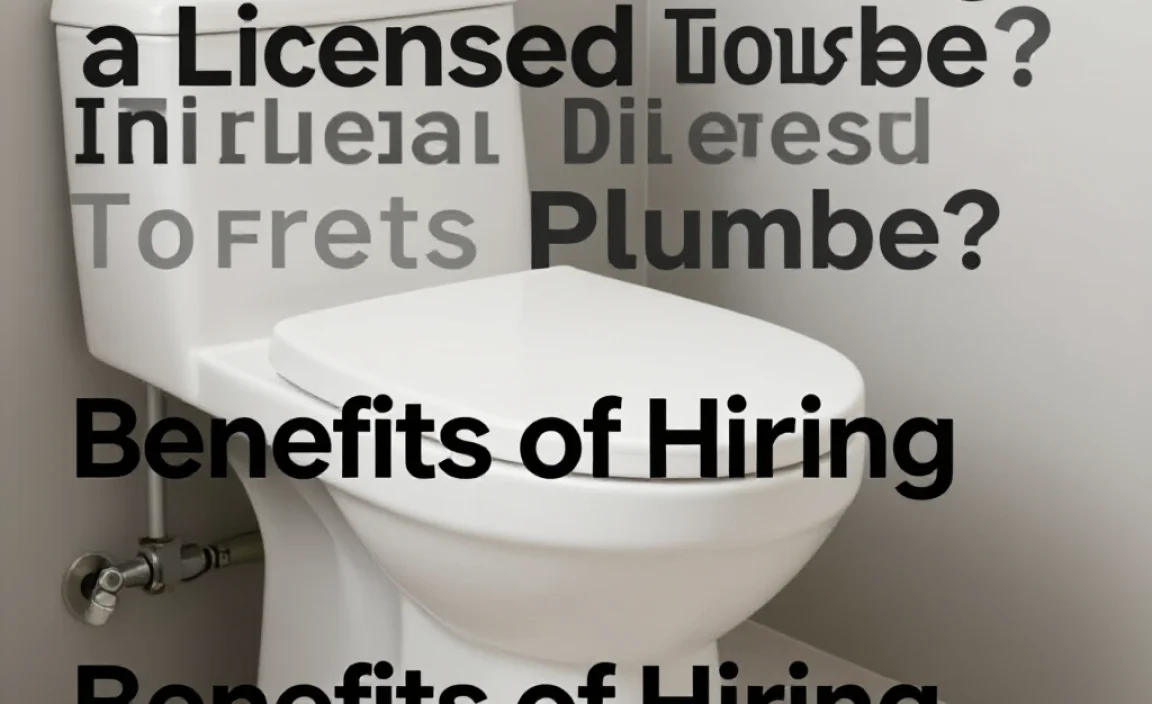 Benefits of Hiring a Licensed Plumber