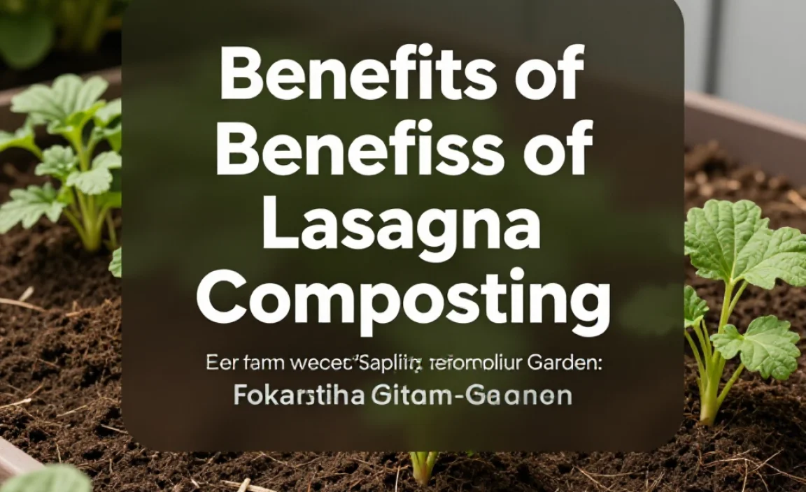 Benefits of Lasagna Composting