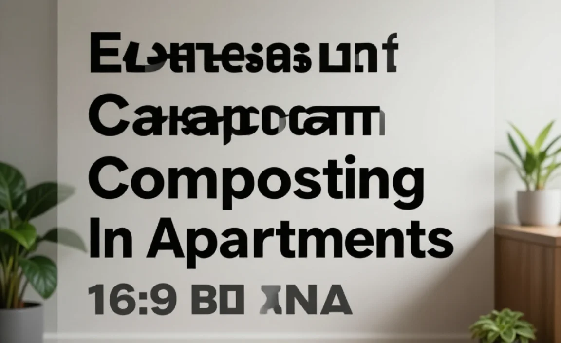 Benefits Of Lasagna Composting In Apartments