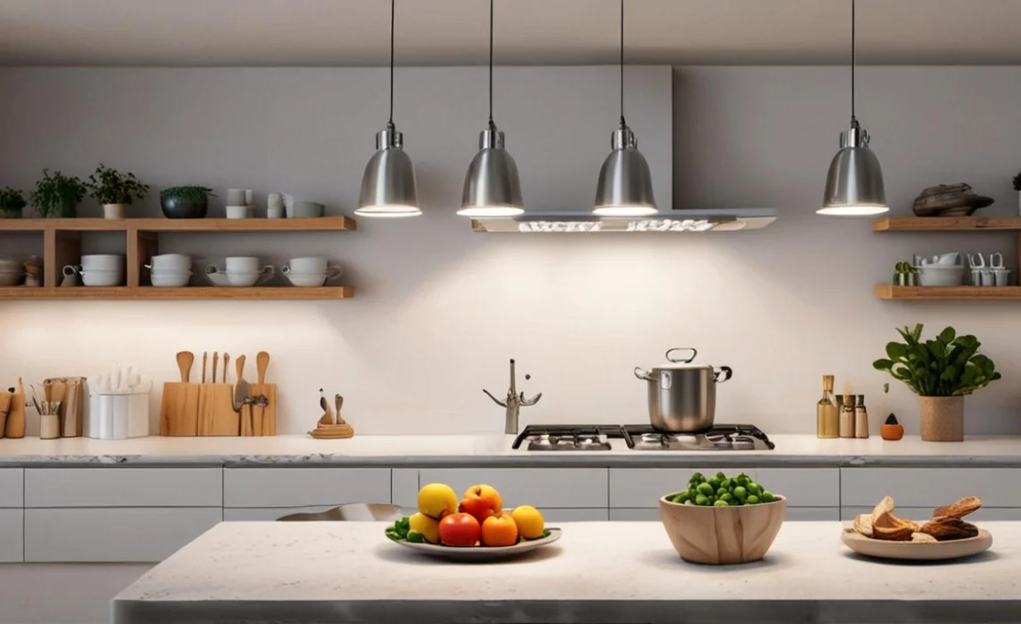 Benefits of LED Track Lighting in the Kitchen