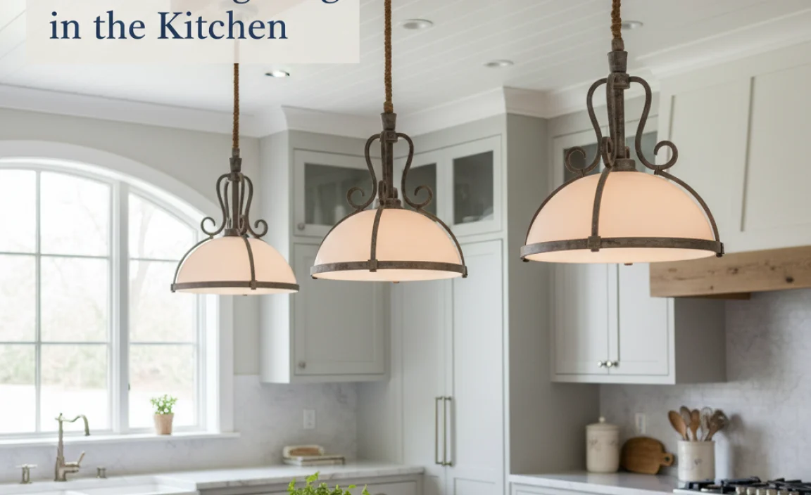 Benefits of Pendant Lighting in the Kitchen