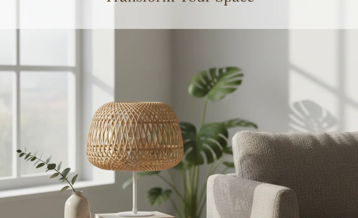 Benefits of Rattan Lamp Shades