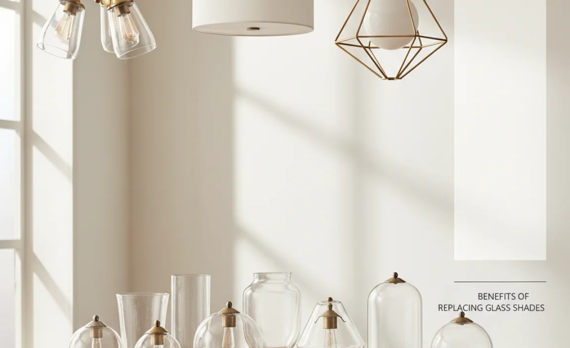 Benefits of Replacing Glass Shades