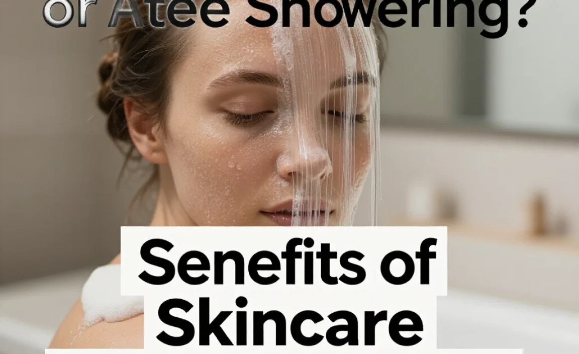 Benefits of Skincare Before Showering