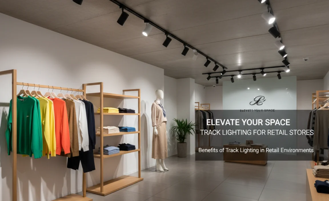Benefits of Track Lighting in Retail Environments