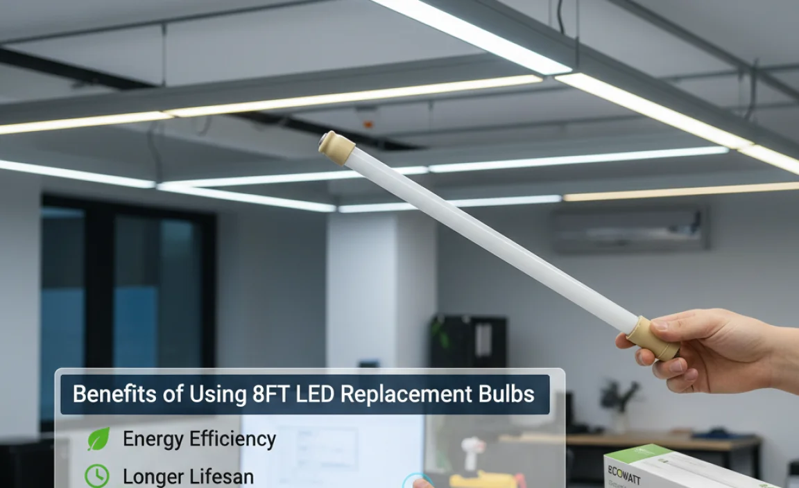 Benefits of Using 8ft LED Replacement Bulbs