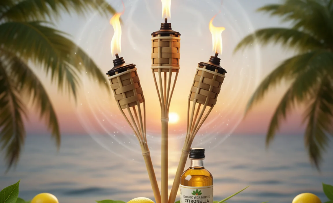 Benefits of Using Citronella in Tiki Torches