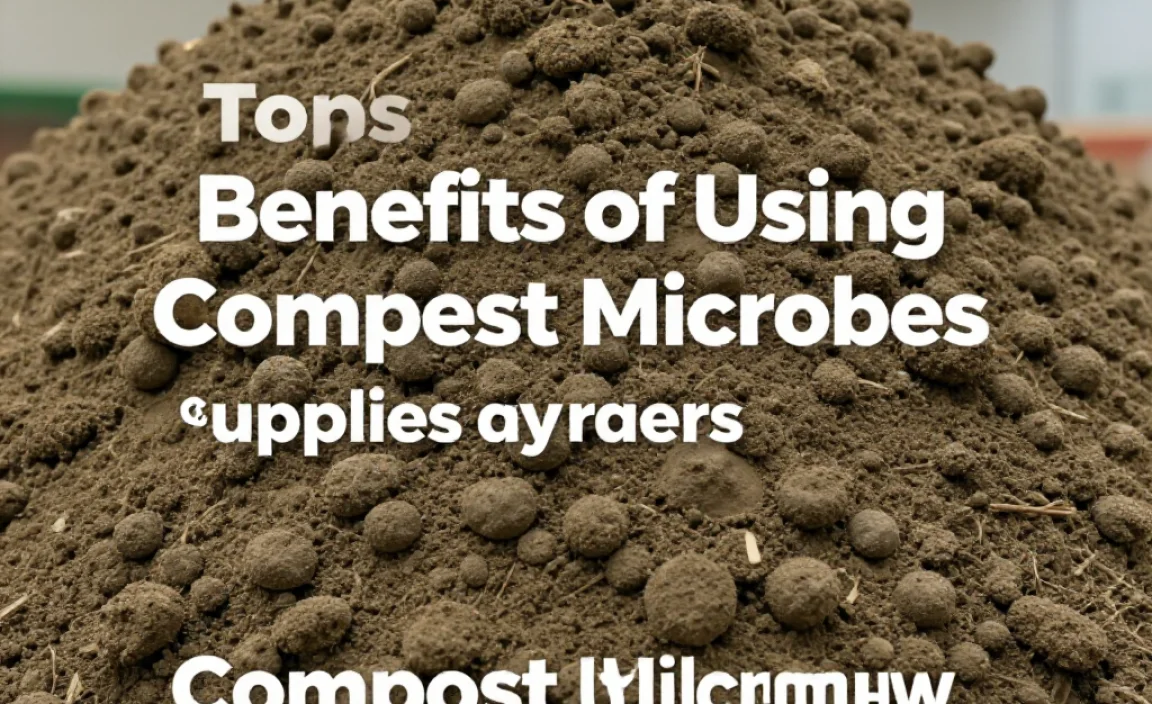 Benefits of Using Compost Microbes