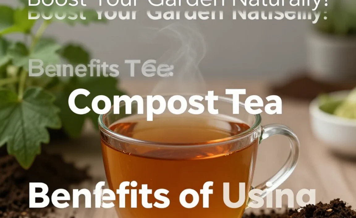 Benefits of Using Compost Tea