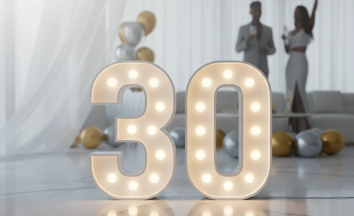 Benefits of Using Lighted Numbers at Parties