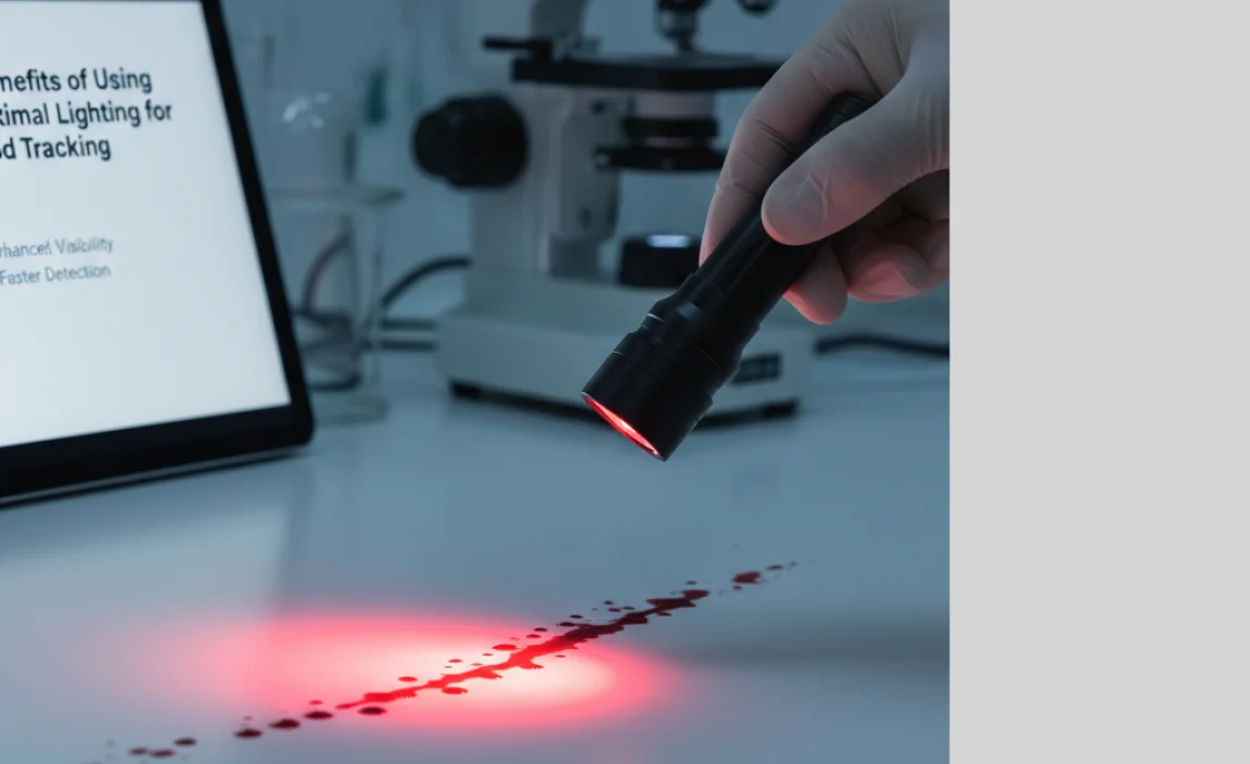 Benefits of Using Optimal Lighting for Blood Tracking