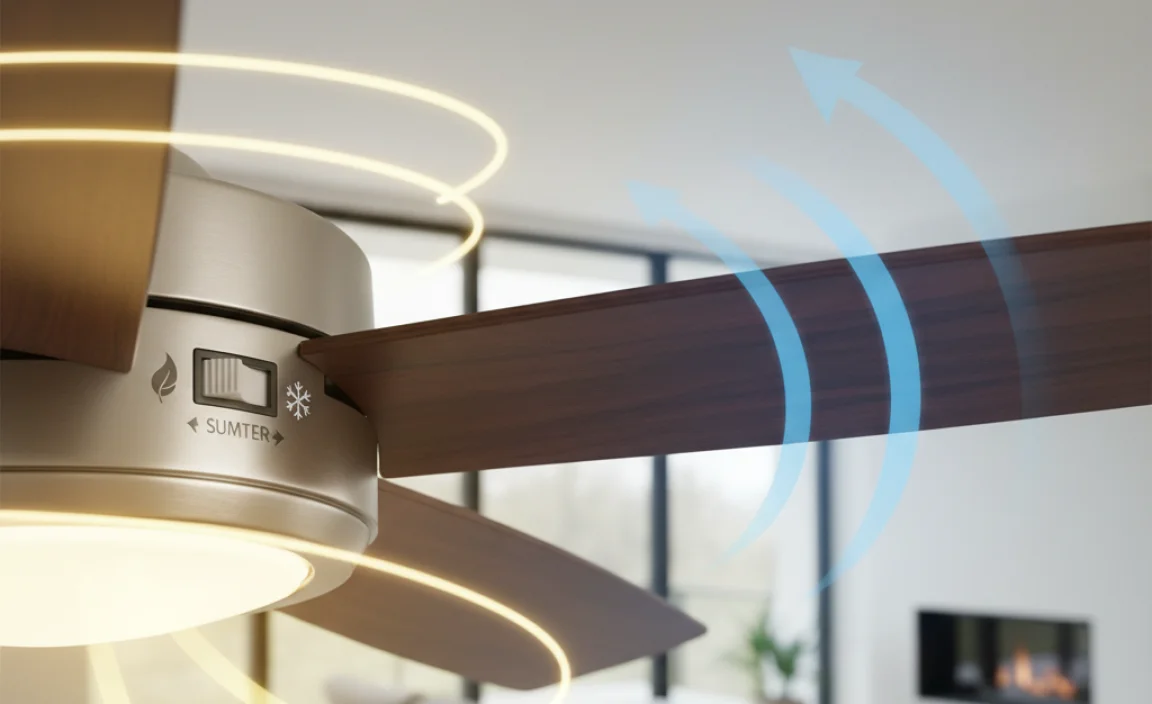 Benefits of Using the Reverse Switch in Ceiling Fans