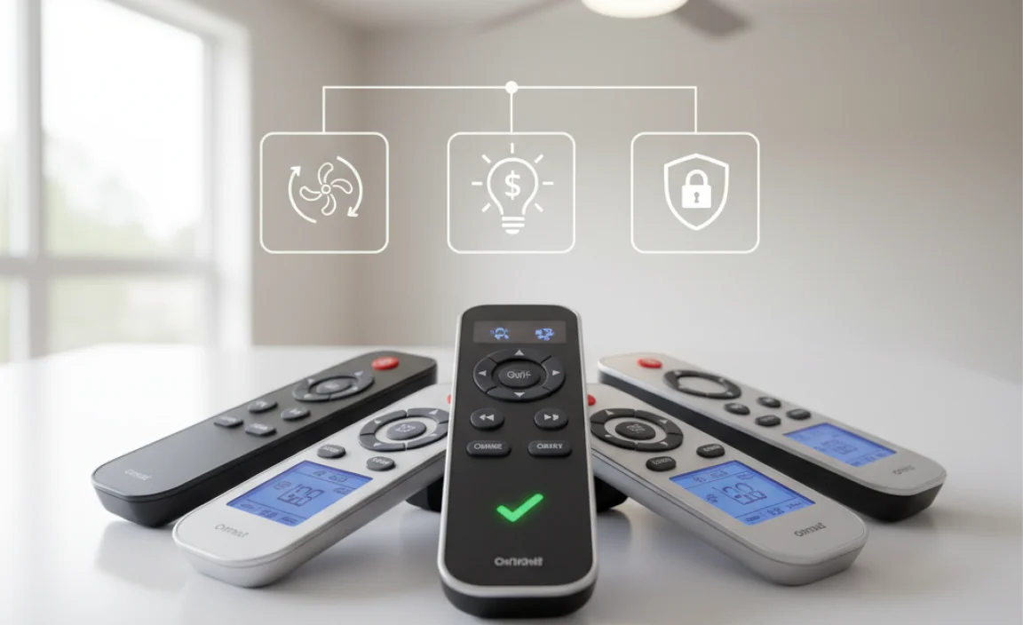 Benefits of Using Universal Remotes for Ceiling Fans