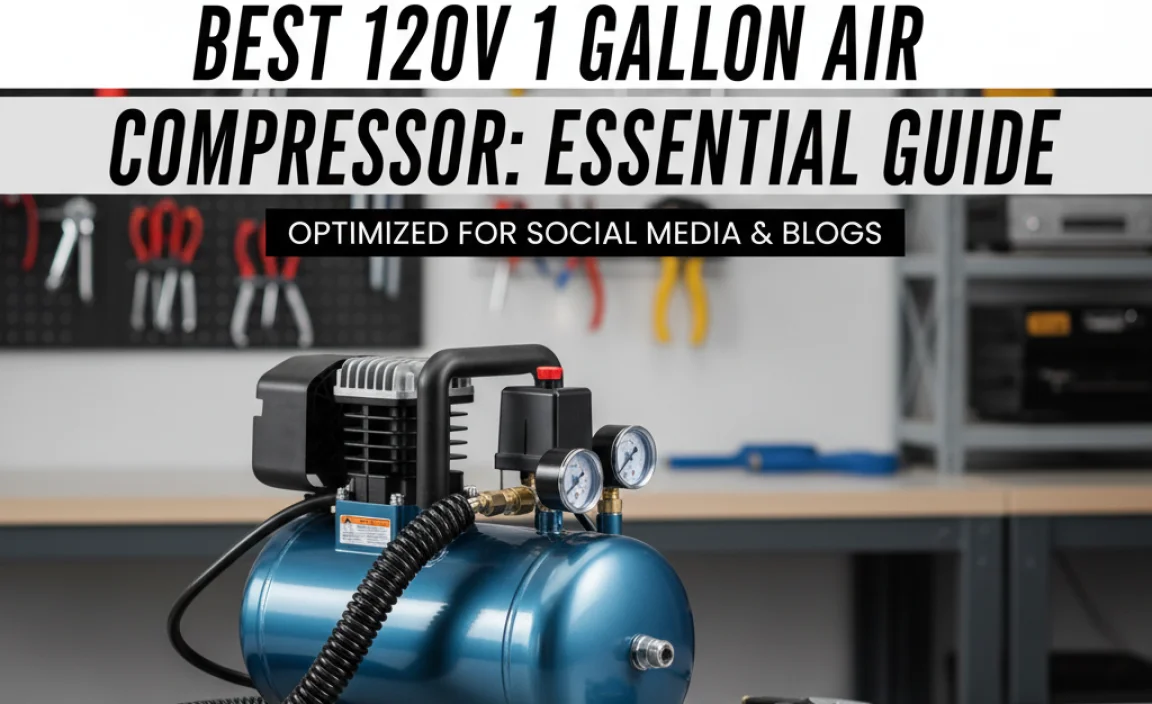 Best 120V 1 Gallon Air Compressor: Essential Guide