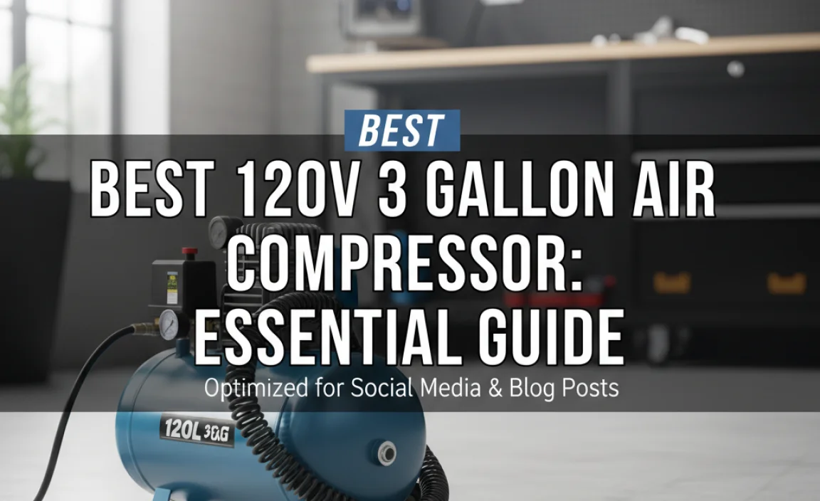 Best 120V 3 Gallon Air Compressor: Essential Guide