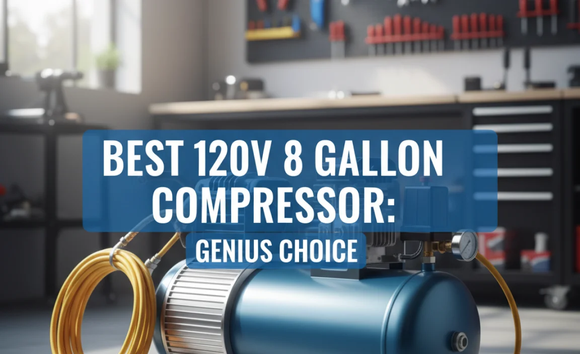 Best 120V 8 Gallon Compressor: Genius Choice