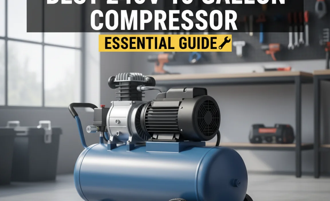 Best 240V 10 Gallon Compressor: Essential Guide