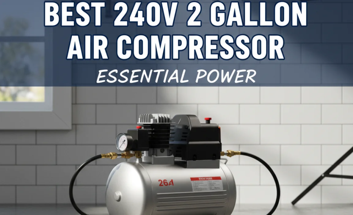 Best 240V 2 Gallon Air Compressor: Essential Power