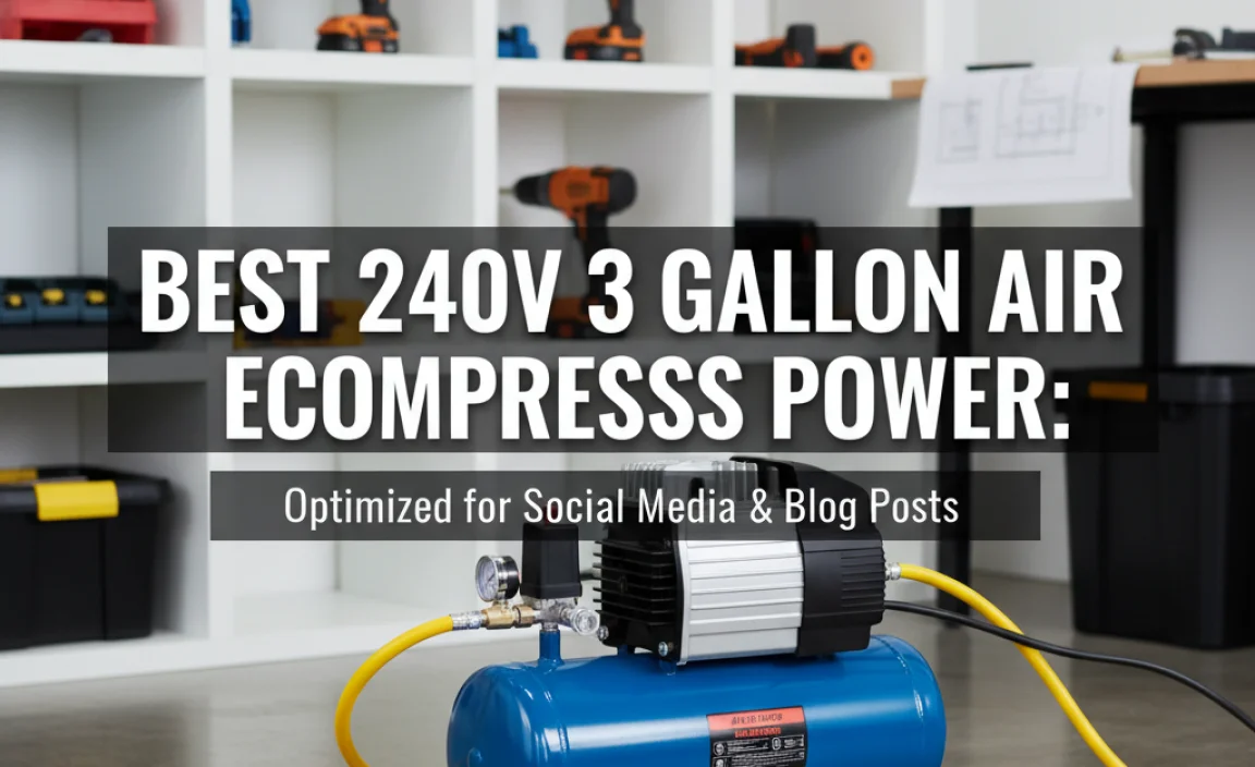 Best 240V 3 Gallon Air Compressor: Effortless Power