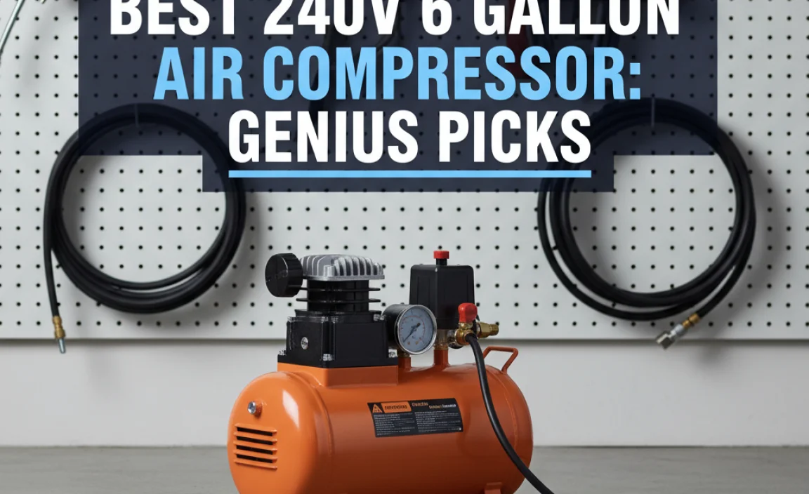 Best 240V 6 Gallon Air Compressor: Genius Picks
