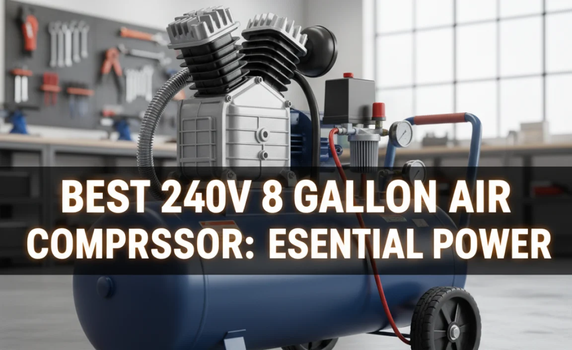 Best 240V 8 Gallon Air Compressor: Essential Power