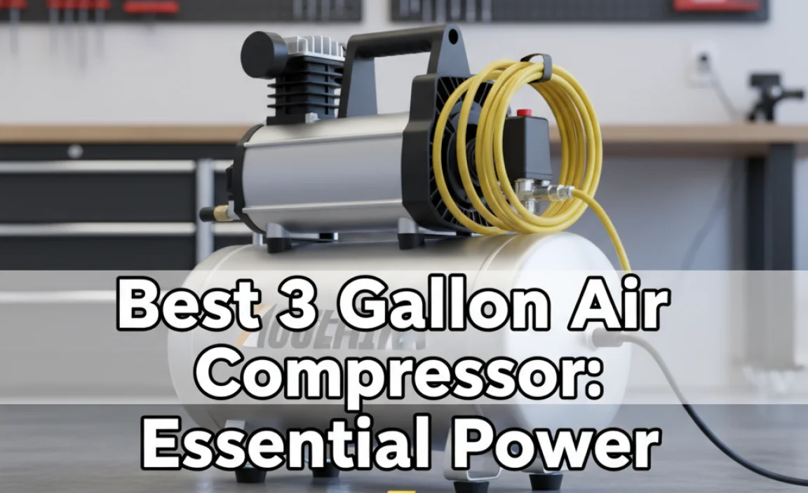 Best 3 Gallon Air Compressor: Essential Power