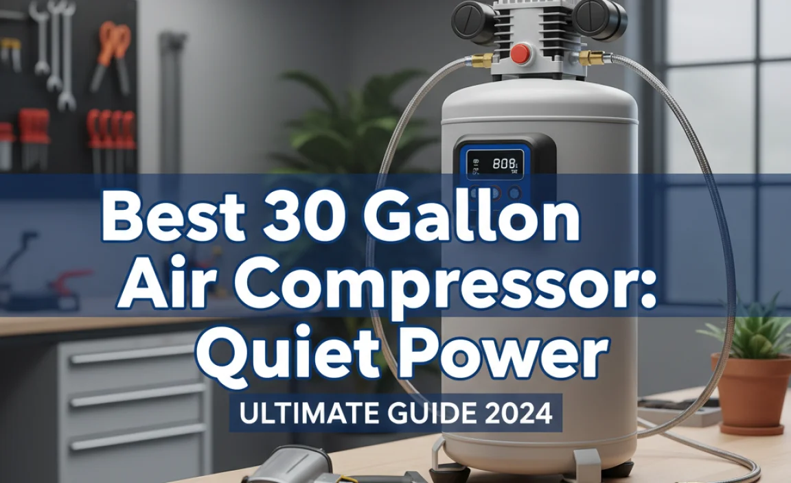 Best 30 Gallon Air Compressor: Quiet Power