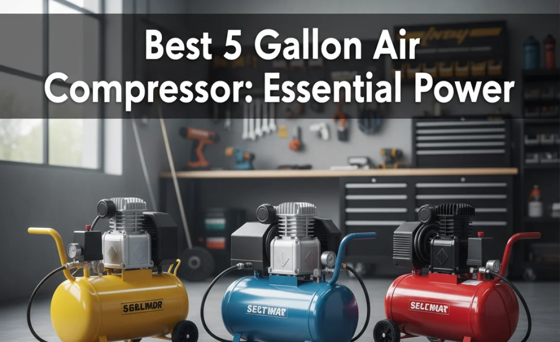 Best 5 Gallon Air Compressor: Essential Power