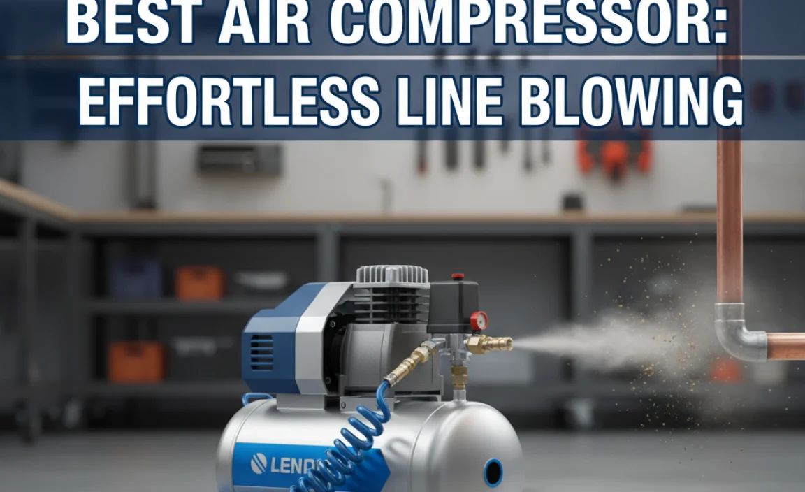 Best Air Compressor: Effortless Line Blowing