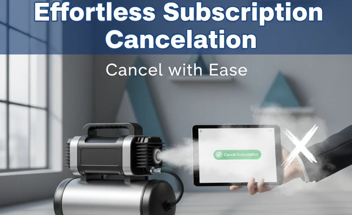 Best Air Compressor: Effortless Subscription Cancellation