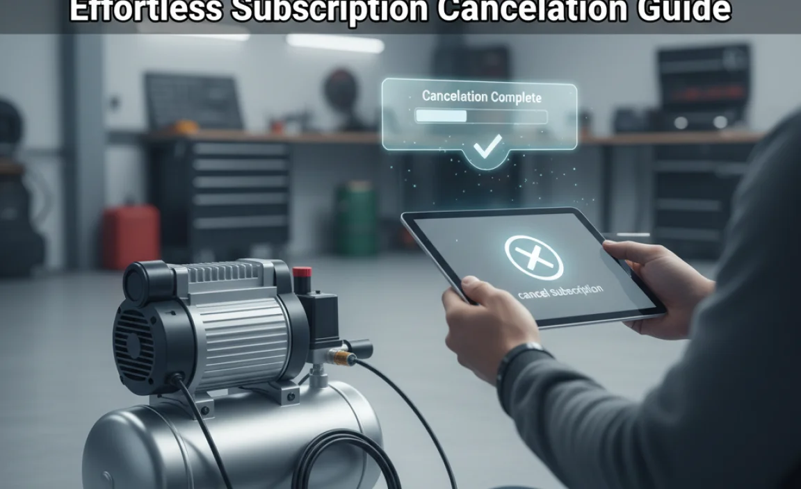 Best Air Compressor: Effortless Subscription Cancellation Guide