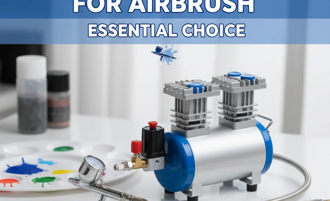 Best Air Compressor For Airbrush: Essential Choice