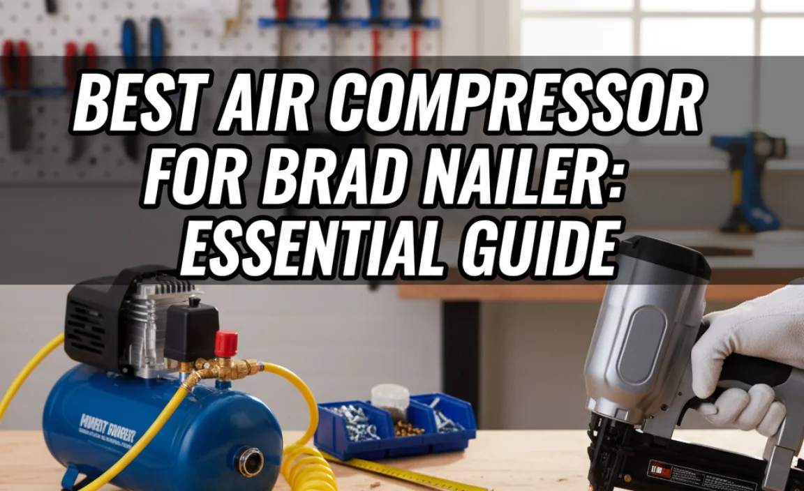 Best Air Compressor for Brad Nailer: Essential Guide