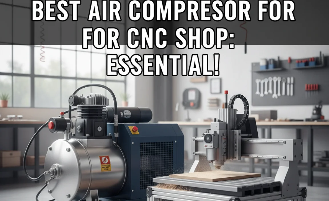 Best Air Compressor For CNC Shop: Essential!