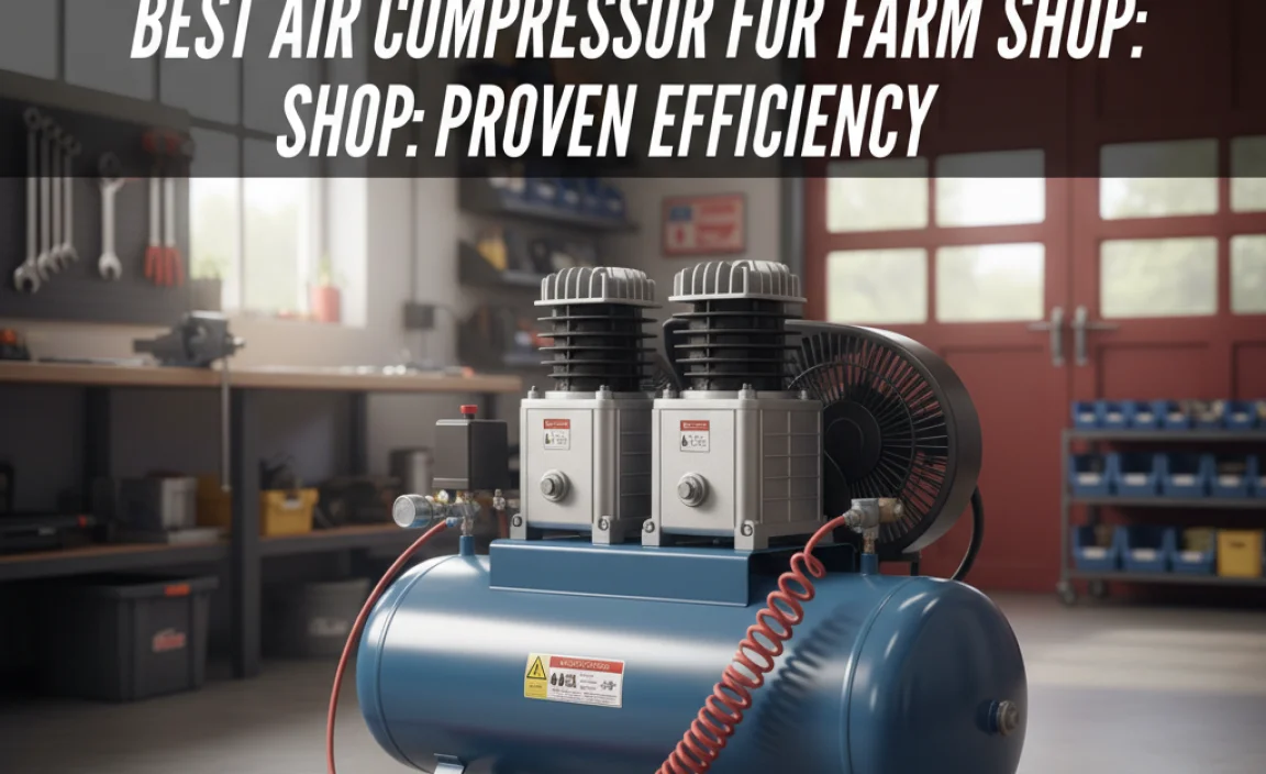 Best Air Compressor For Farm Shop: Proven Efficiency