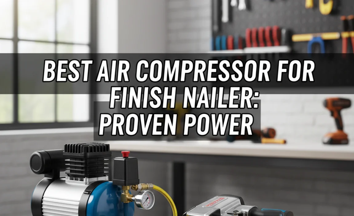 Best Air Compressor for Finish Nailer: Proven Power