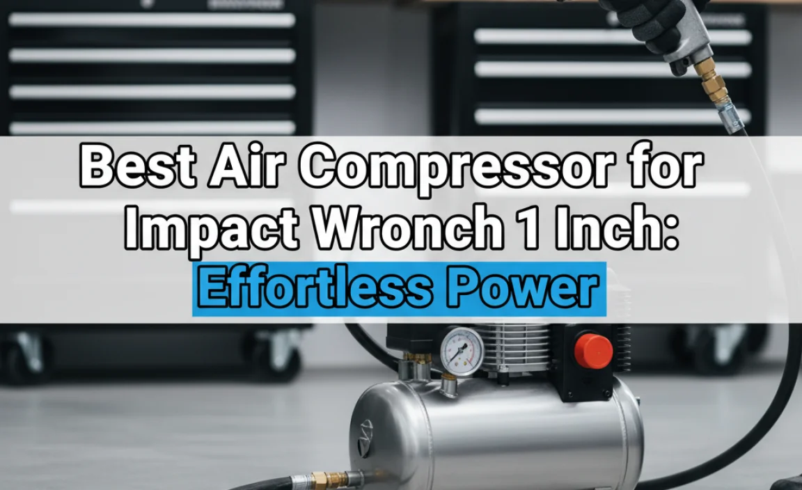Best Air Compressor for Impact Wrench 1 Inch: Effortless Power