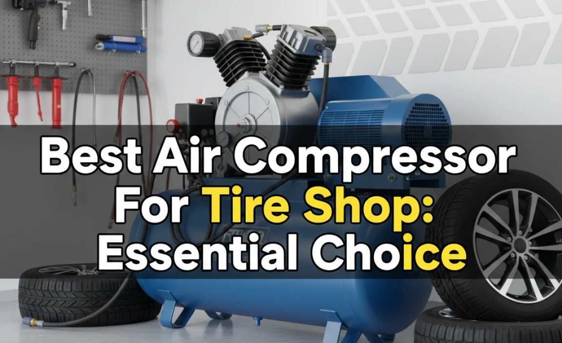 Best Air Compressor For Tire Shop: Essential Choice