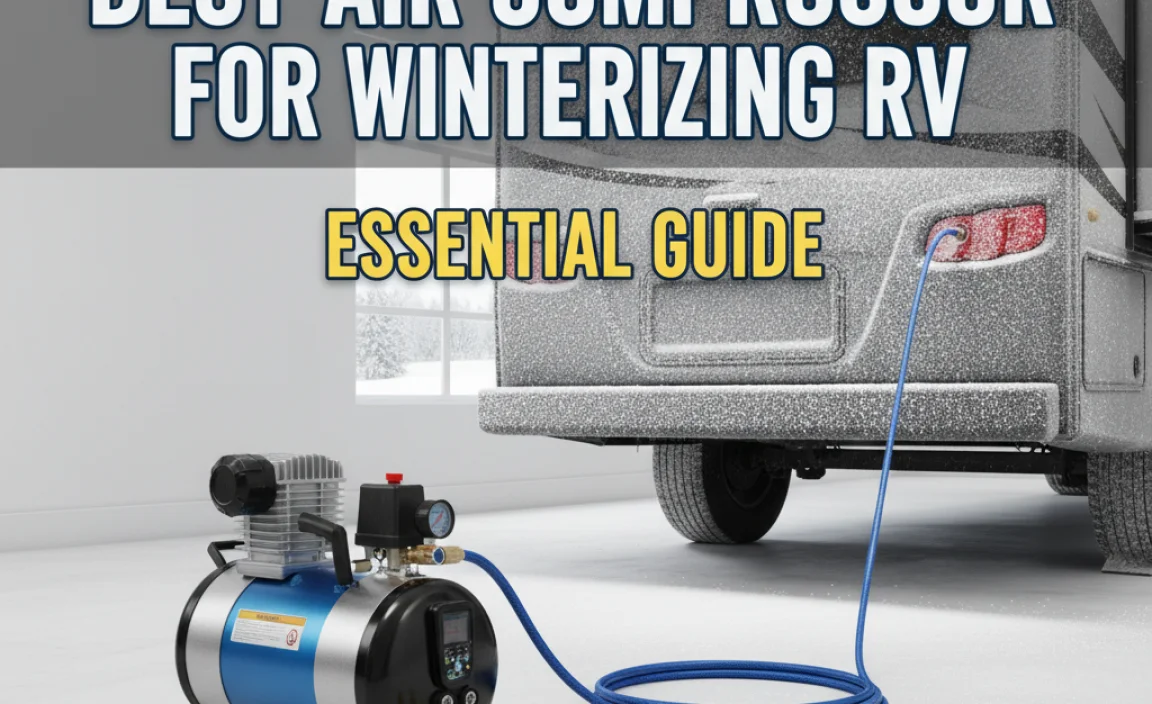 Best Air Compressor for Winterizing RV: Essential Guide