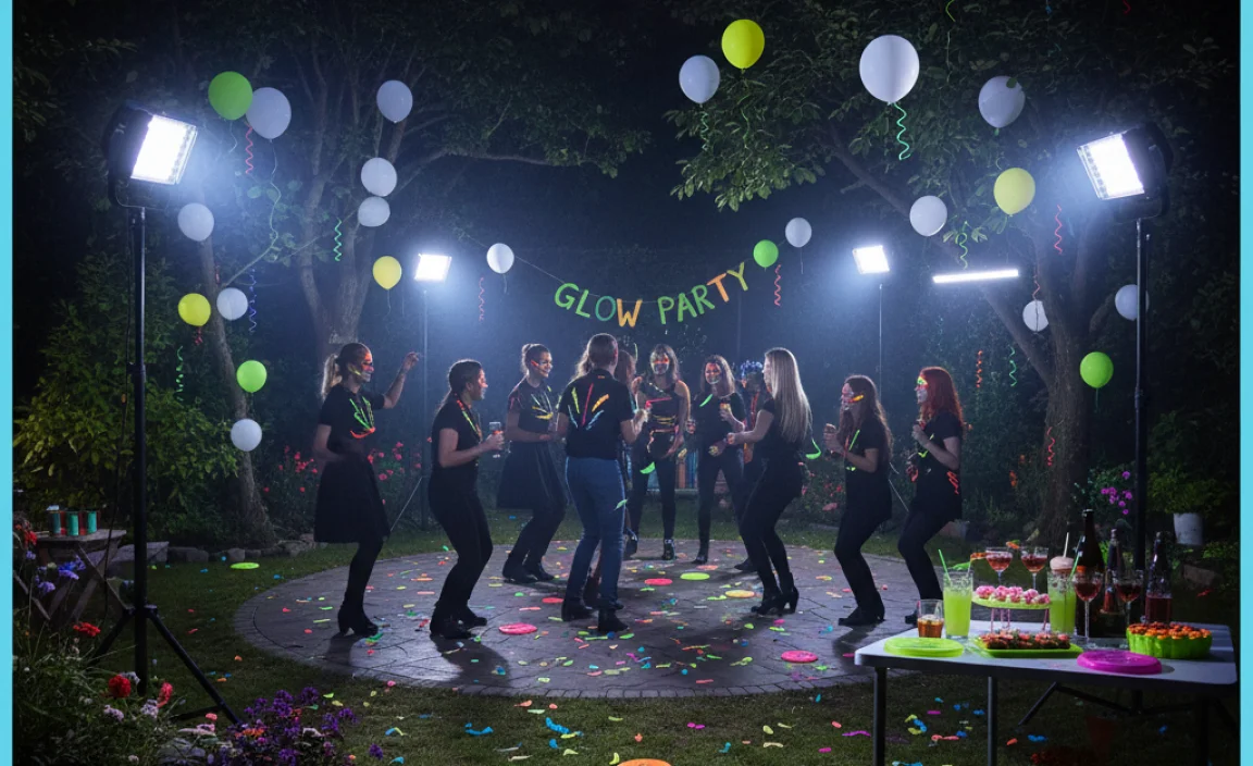 Best Black Lights for Outdoor Glow Parties
