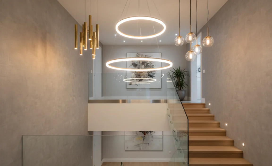 Best Ceiling Light Styles for Stairwells