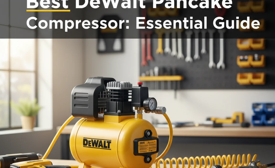 Best DeWalt Pancake Compressor: Essential Guide