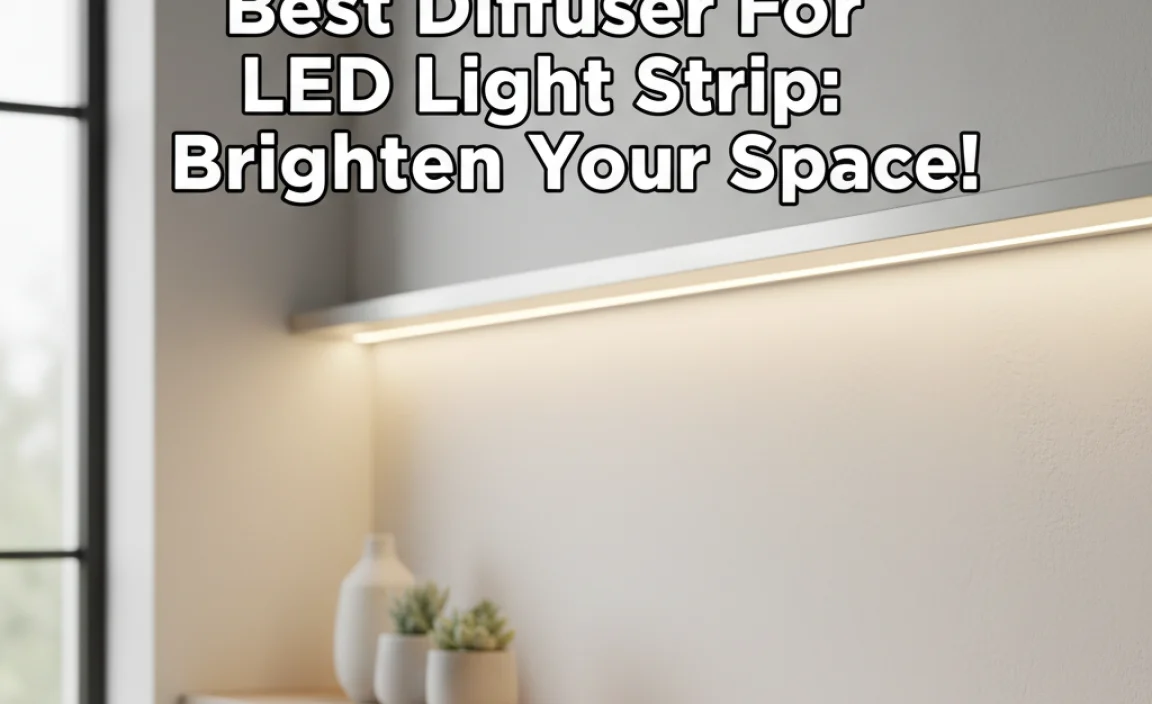 Best Diffuser For Led Light Strip: Brighten Your Space!