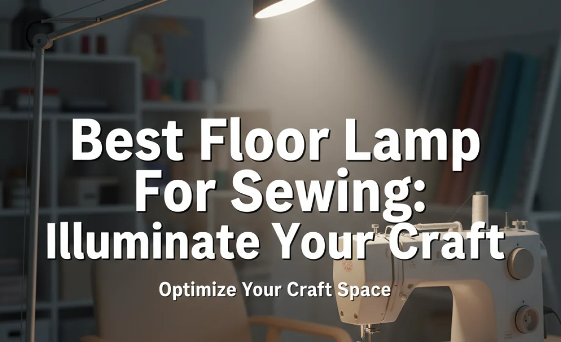 Best Floor Lamp For Sewing: Illuminate Your Craft
