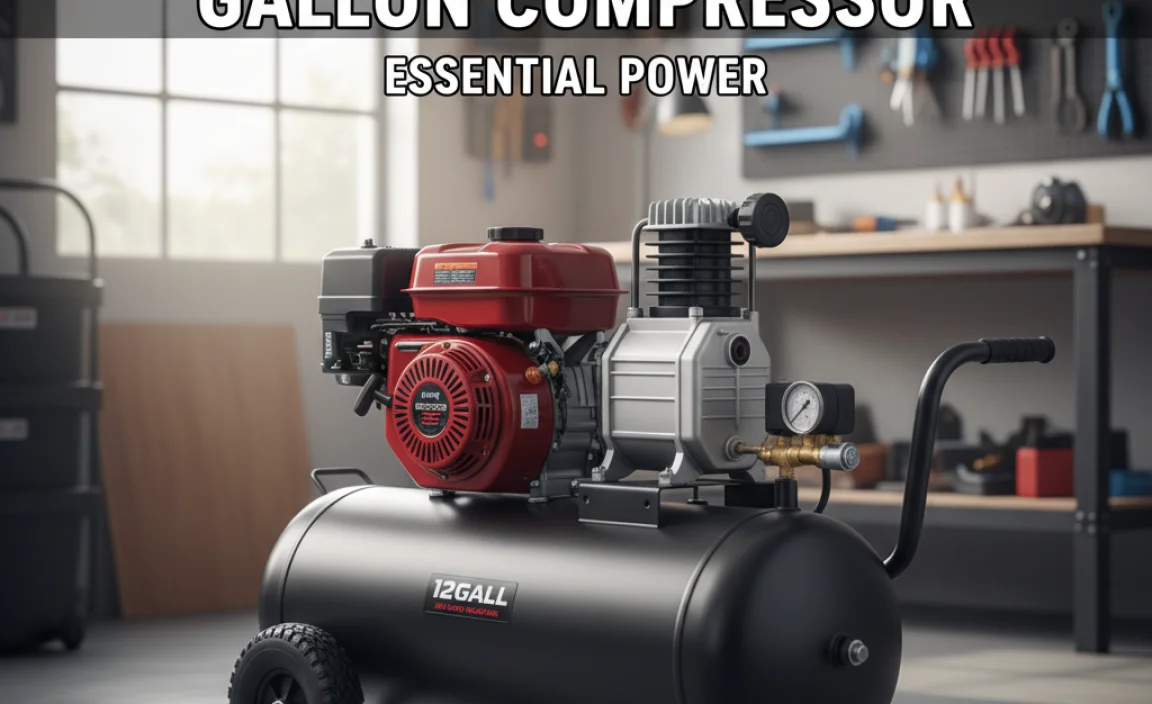 Best Gas Powered 12 Gallon Compressor: Essential Power